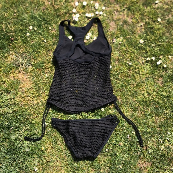 Black 2 piece suit size S-M - Picture 6 of 10